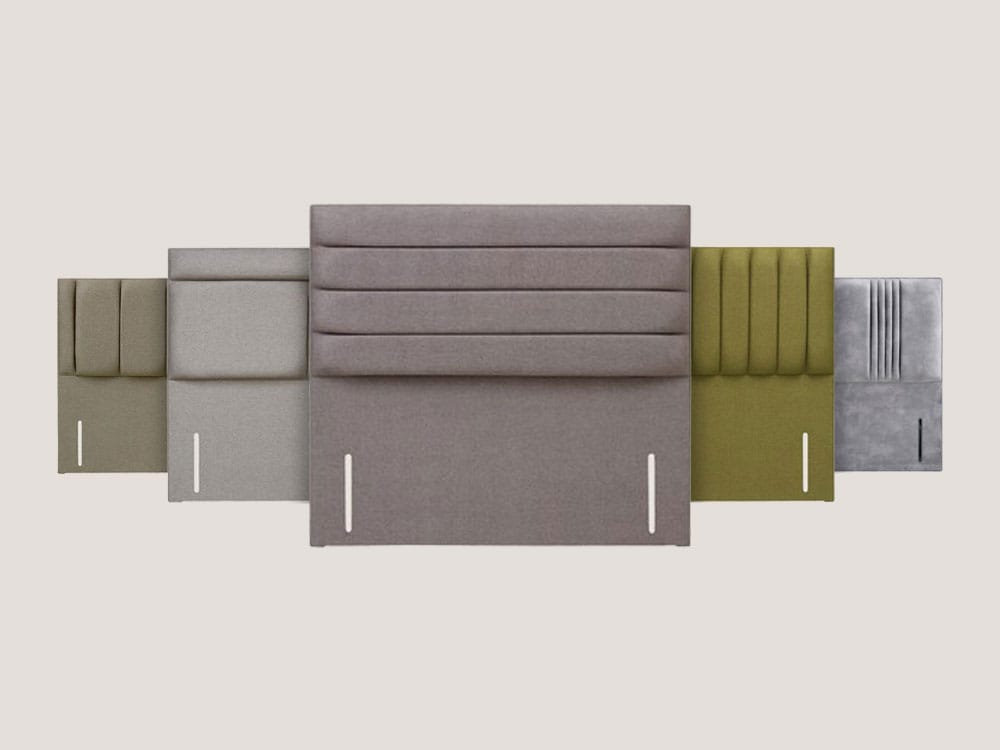 A selection of headboards from Highgrove's Duluxe Headboard Collection