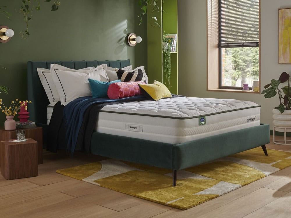 A semi-dressed Divan bed from Silentnight's Eco Comfort range